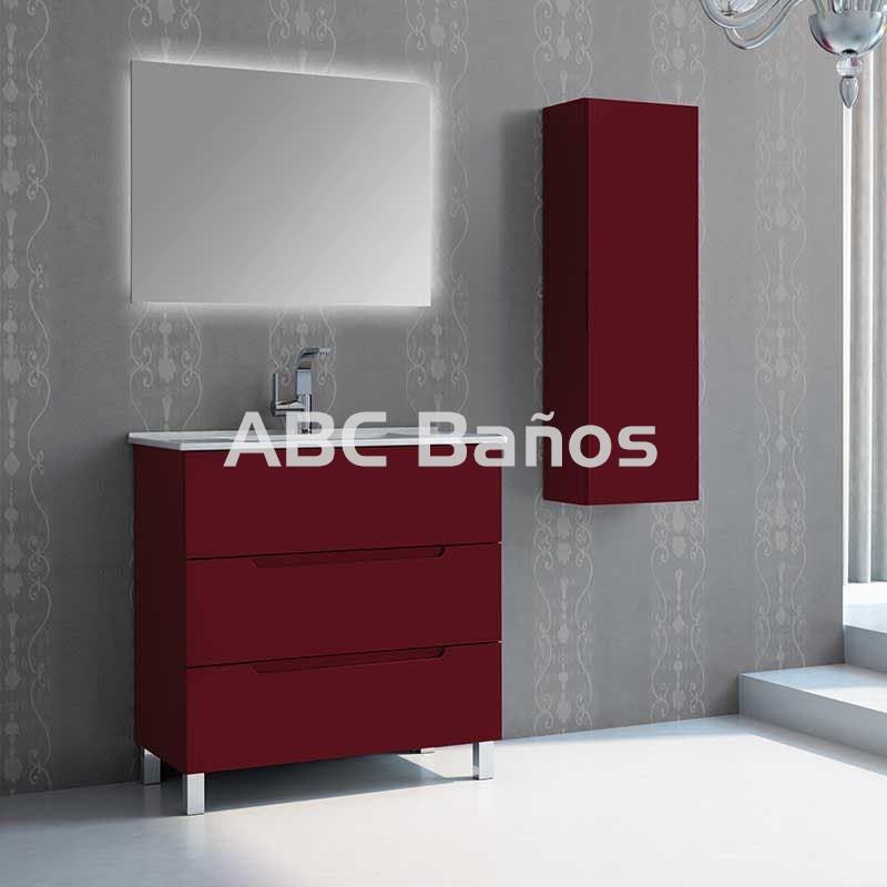 Mueble de baño CABO con patas (3 Cajones) con lavabo - Imagen 5